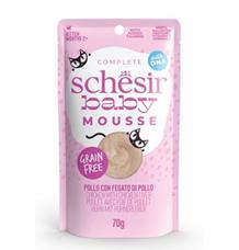 Schesir Cat kapsa Kitten Lifestage Mousse kuře 70g