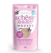 Schesir Cat kapsa Kitten Lifestage Mousse kuře 70g Schesir Cat kapsa Kitten Lifestage Mousse kuře 70g