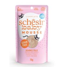 Schesir Cat kapsa Kitten Lifestage Mousse losos 70 g Schesir Cat kapsa Kitten Lifestage Mousse losos 70 g
