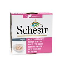 Schesir Cat konz. Adult kuře/šunka 85G Schesir Cat konz. Adult kuře/šunka 85G