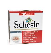 Schesir Cat konz. Adult tuňák/kreveta 85G