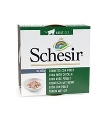 Schesir Cat konz. Adult tuňák/kuře 85G Schesir Cat konz. Adult tuňák/kuře 85G