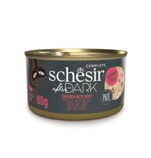 Schesir Cat konz. After Dark Paté kuře/hovězí 80g Schesir Cat konz. After Dark Paté kuře/hovězí 80g