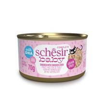 Schesir Cat konz. Kitten Wholefood kuře/játra  70 g