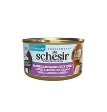 Schesir Cat konz. Makrela,sardinky,kalamáry v omáč. 70gf