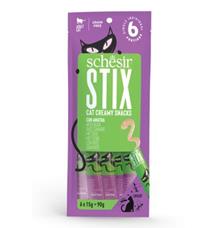 Schesir Cat pochoutka Stix Liquid Snack kachna 6x15g