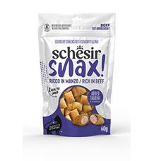 Schesir Cat Snax! pochoutka Hovězí polštářky