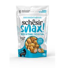 Schesir Cat Snax! pochoutka Tuňákové polštářky
