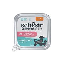 Schesir Dog vanička Monoprotein Puppy Šunka paté  150g