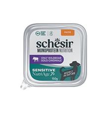 Schesir Dog vanička Monoprot.Senior Divočák paté 150g