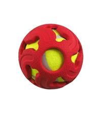 Míček Dog Fantasy gumový s tenisákem 7,5cm - červený Míček Dog Fantasy gumový s tenisákem 7,5cm - červený