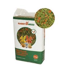 Seno luční s mrkví RabbitWeed 1 kg Seno luční s mrkví RabbitWeed 1 kg