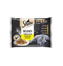 Sheba kapsa Delicacy drůbeží výběr v želé 4pack