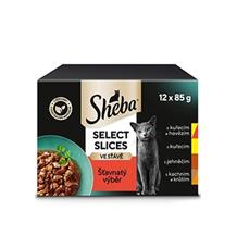 Sheba kapsa Šťavnatý výběr ve šťávě 4x85g 4x85g Sheba kapsa Šťavnatý výběr ve šťávě 4x85g 4x85g