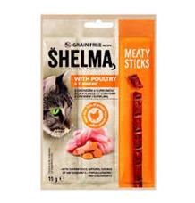 Shelma Sticks s drůbežím a kurkumou