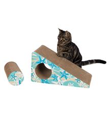 Škrabací rampa s vytahovacím válcem tyrkysová 48 cm Škrabací rampa s vytahovacím válcem tyrkysová 48 cm