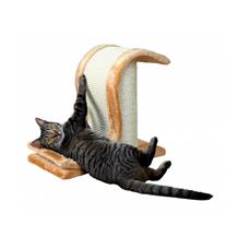 Škrábací vlna s podestou a válcem hnědá 25x39x44 cm Škrábací vlna s podestou a válcem hnědá 25x39x44 cm