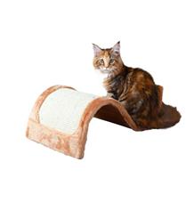 Škrábací VLNA Wavy sisal šedá/přírodní