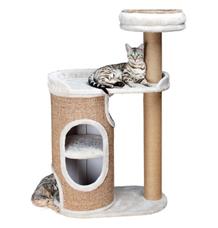 Škrabadlo FALCO s válcem a odpočívadlem sv. šedé/hnědé