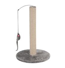 Škrabadlo sloupek s hračkou šedá 48cm Zolux