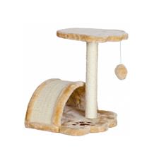 Škrábadlo VITORIA prolézací kruh + válec s odpočívadlem, béžové 50 cm Škrábadlo VITORIA prolézací kruh + válec s odpočívadlem, béžové 50 cm