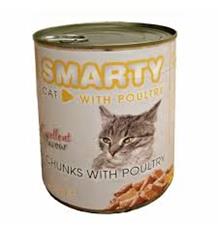 SMARTY Cat Drůbeží chunks, konzerva 400g