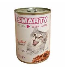 SMARTY Cat Kitten Jehněčí chunks, konzerva 400g
