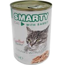 SMARTY Cat Králík chunks, konzerva 400g