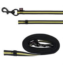 SPORTING FUSION tréninkové vodítko černo/žluté S-L 1 m/17 mm SPORTING FUSION tréninkové vodítko černo/žluté S-L 1 m/17 mm