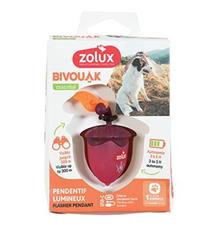 Světýlko blikací BIVOUAK oříšek USB červená Zolux