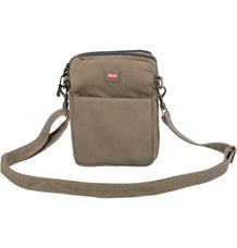 Taštička na pamlsky ø 16 × 21 cm, manšestrový vzhled, polyester, hnědá 1 ks
