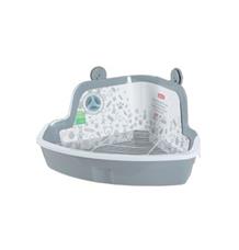 Toaleta pro hlodavce rohová velká Zolux béžová Toaleta pro hlodavce rohová velká Zolux béžová