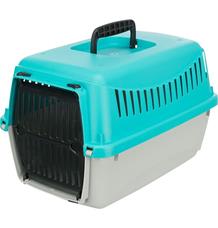 Transportní box CAPRI XXS: 26 x 25 x 39cm, max.do 4 kg - tyrkys/světlešedá XXS max. do 4kg