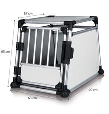 Transportní klec - hliníkový rám, pevné panely 63x65x90 cm 1 ks Transportní klec - hliníkový rám, pevné panely 63x65x90 cm 1 ks