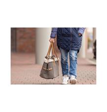 Transportní taška RACHEL, 25 x 30 x 40 cm, max 7 kg, šedá/světlehnědá 1 ks Transportní taška RACHEL, 25 x 30 x 40 cm, max 7 kg, šedá/světlehnědá 1 ks