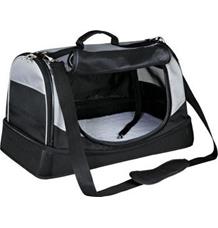 Transportní taška-pelíšek HOLLY nylon, černo/šedá