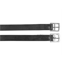 Třmenové řemeny, kožené černé, 130 cm x 25 mm Třmenové řemeny, kožené černé, 130 cm x 25 mm