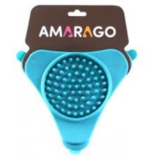 Amarago lízací podložka trojúhelník modrý 1 ks Amarago lízací podložka trojúhelník modrý 1 ks