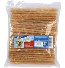 Tyčinka točená kůže 100ks 12cm/5-6mm 300g Tyčinka točená kůže 100ks 12cm/5-6mm 300g