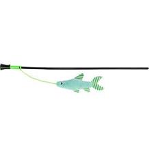 Udice s rybkou, zelená 42 cm