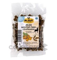 UGF pamlsek pro psy Mr. Haff moučný červ, jelen 80g UGF pamlsek pro psy Mr. Haff moučný červ, jelen 80g