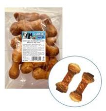 Uzel buvolí obalený kachním masem JUKO Snacks 6,5 cm 15ks