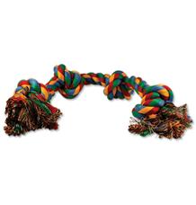 Uzel DOG FANTASY bavlněný barevný 4 knoty 60 cm
