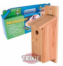 Venkovní budka pro sýkorky udělej si sám 12x26x12 cm 1 ks - na krabici napsaný rozměr 15x36x18 cm Venkovní budka pro sýkorky udělej si sám 12x26x12 cm 1 ks - na krabici napsaný rozměr 15x36x18 cm