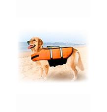 Vesta plavací Dog oranžová M
