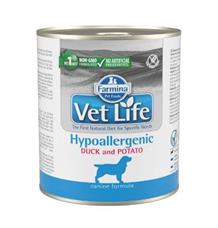 Vet Life Natural Dog konz. Hypoaller Duck&Potato 300g