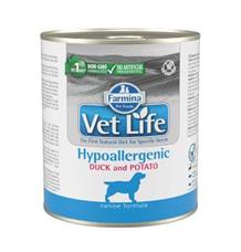 Vet Life Natural Dog konz. Hypoaller Duck&Potato