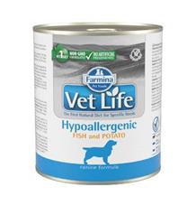 Vet Life Natural Dog konz. Hypoaller Fish&Potato 300g