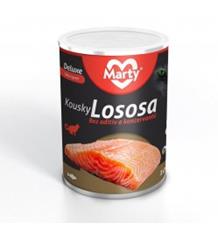 MARTY konz. pro kočky Signature-kousky lososa
