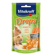 Vitakraft Rodent Rabbit poch. Drops carrots 